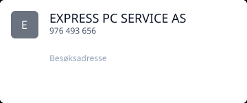 EXPRESS PC SERVICE AS • 976493656