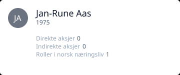 Jan-Rune Aas • 1975 • 1 rolle • 0 aksjeposter